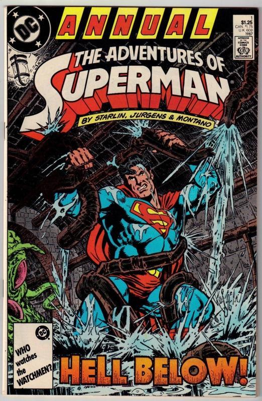 Adventures of Superman annual #1 comic book near mint 9.4