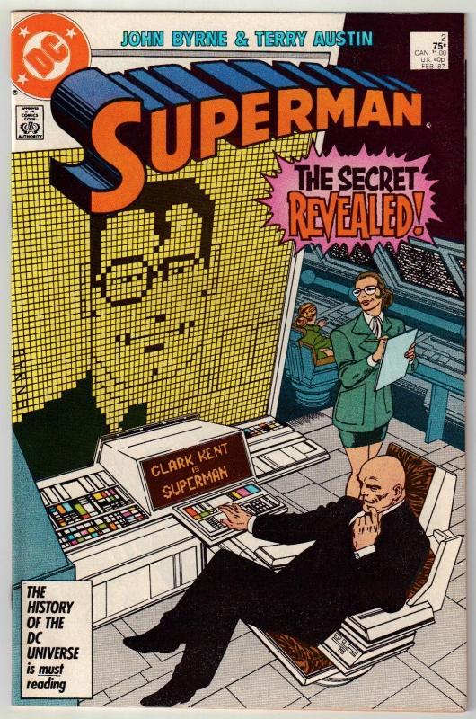 Superman #2 comic book near mint 9.4