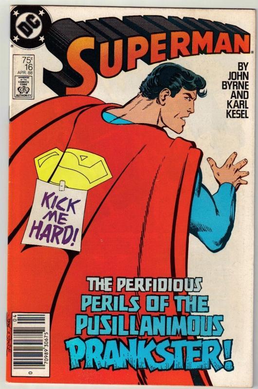 Superman #16 comic book very fine 8.0