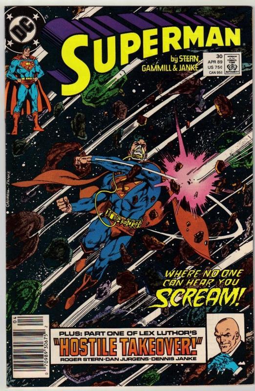 Superman #30 comic book near mint 9.4