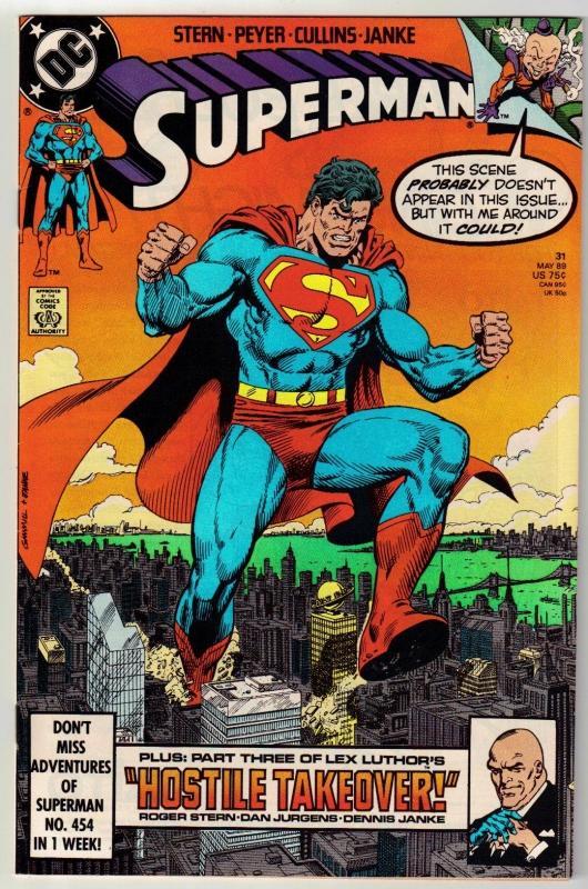 Superman #31 comic book near mint 9.4