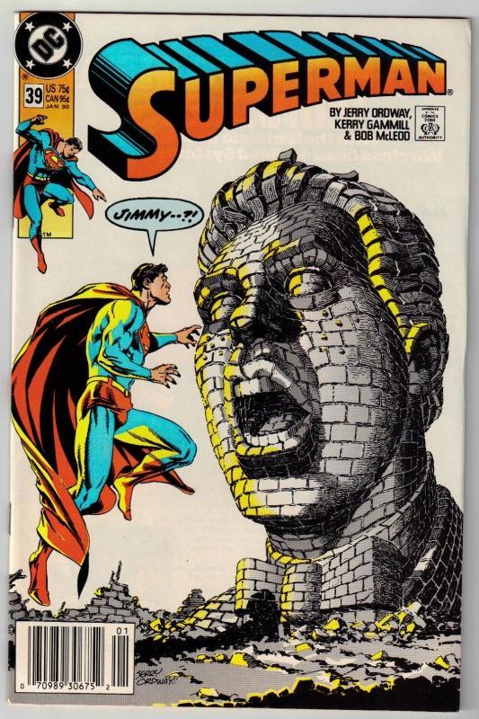 Superman #39 comic book near mint 9.4