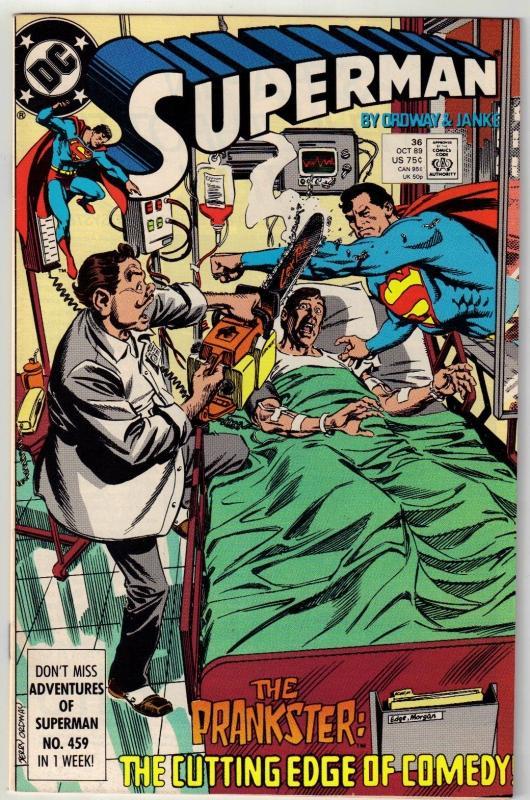 Superman #36 comic book near mint 9.4