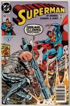 Superman #52 comic book near mint 9.4