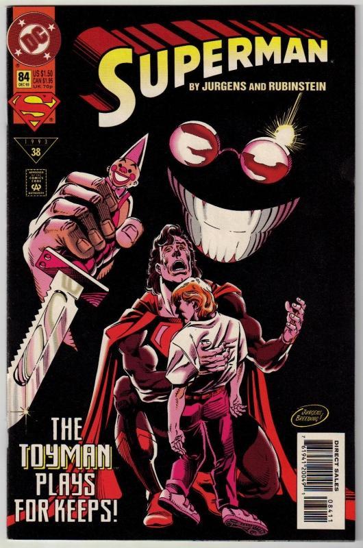 Superman #84 comic book near mint 9.4