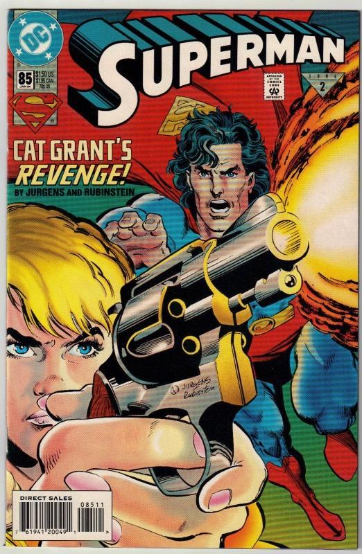 Superman #85 comic book near mint 9.4
