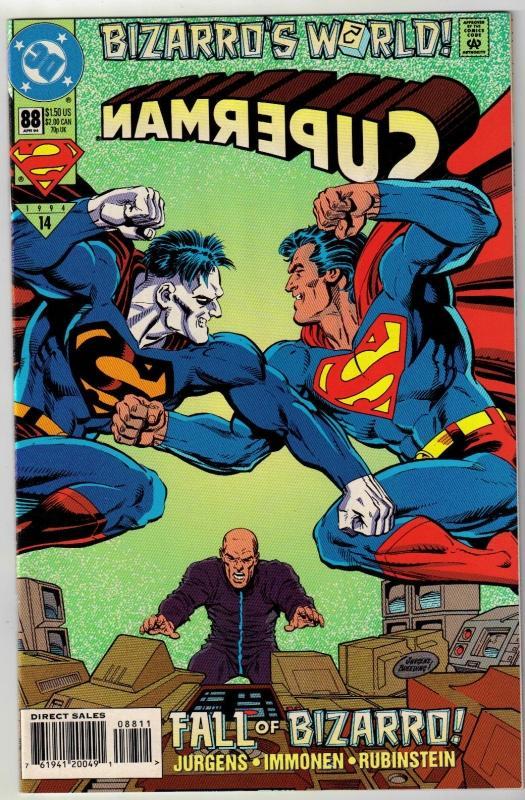 Superman #88 comic book near mint 9.4