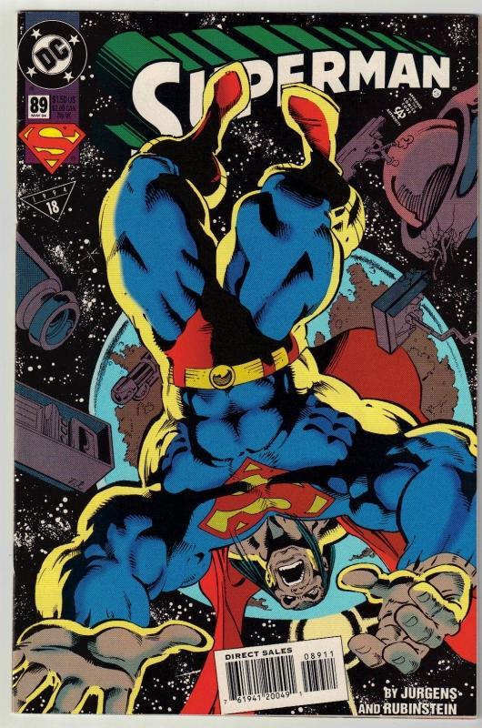 Superman #89 comic book mint 9.8