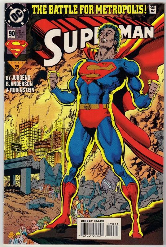Superman #90 comic book mint 9.8