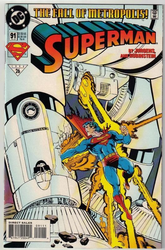 Superman #91 comic book mint 9.8