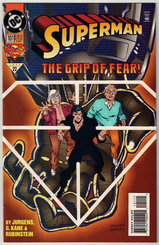 Superman #101 comic book near mint 9.4