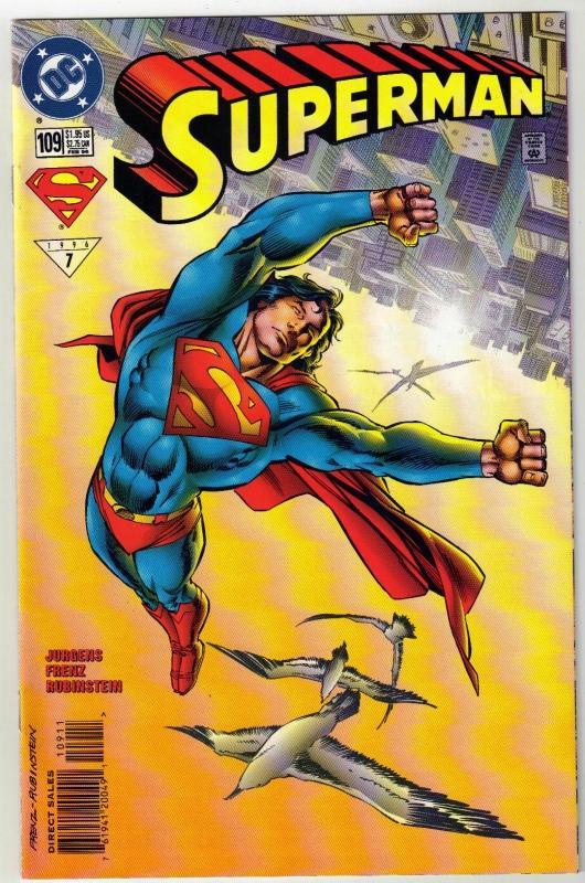 Superman #109 comic book mint 9.8