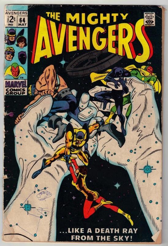 Avengers #64 comic book good/very good 3.0