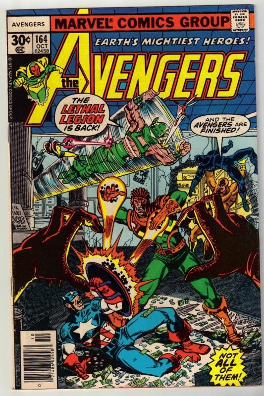 Avengers #164 comic book fine 6.0