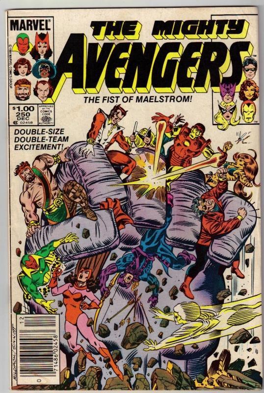 Avengers #250 comic book fine 6.0