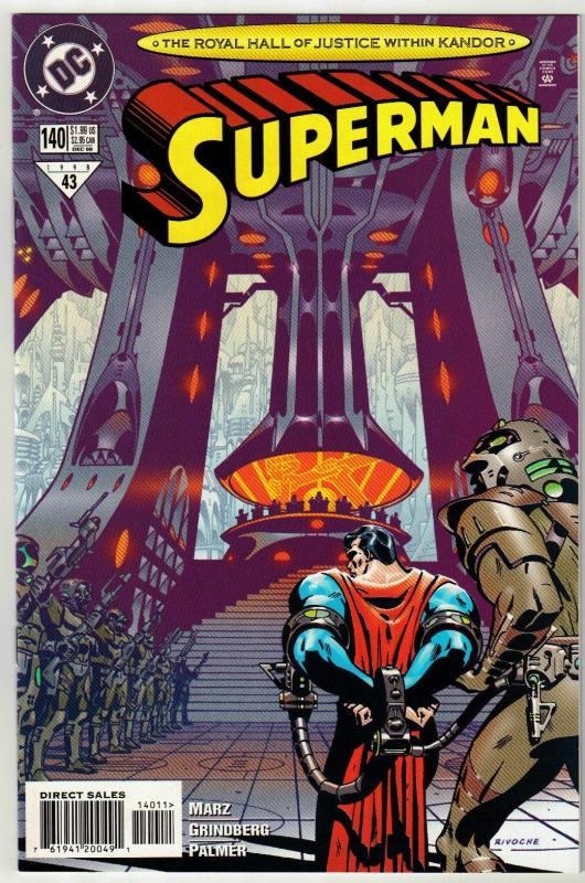 Superman #140 comic book near mint 9.4