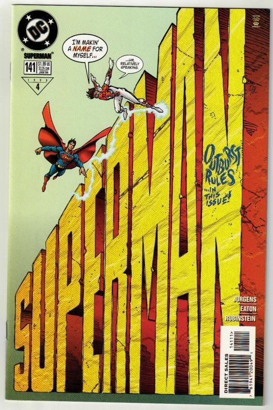 Superman #141 comic book near mint 9.4