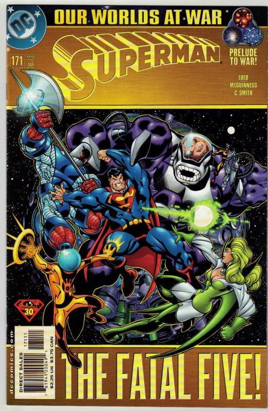 Superman #171 comic book near mint 9.4