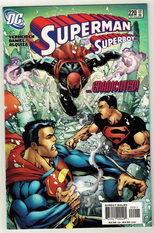 Superman #220 comic book near mint 9.4