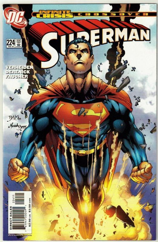 Superman #224 comic book near mint 9.4