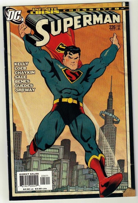 Superman #226 comic book near mint 9.4