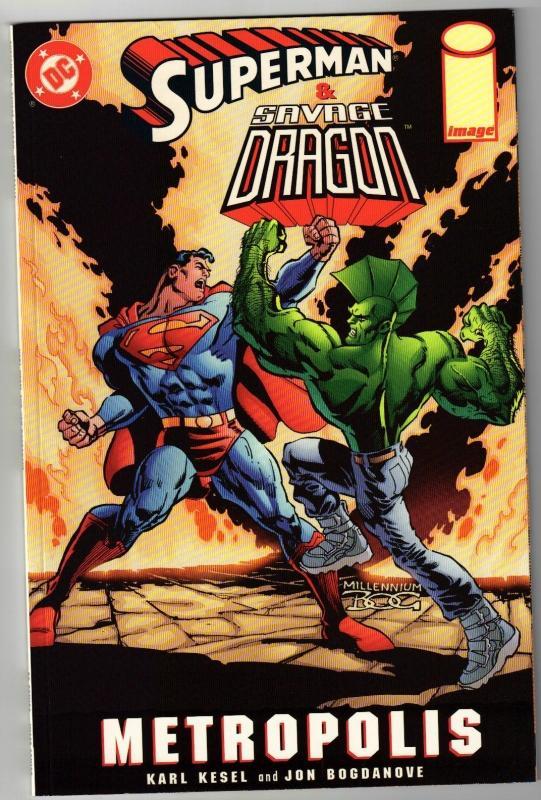 Superman Savage Dragon Metropolis comic book mint 9.8