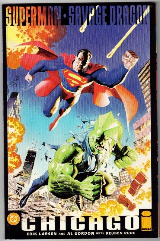 Superman Savage Dragon Chicago comic book mint 9.8