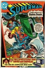 Superman Radio Shack issue comic book near mint 9.4