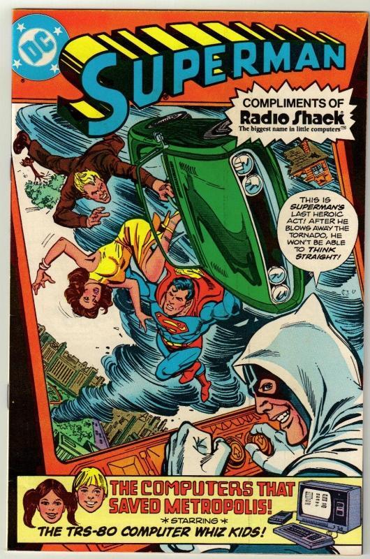 Superman Radio Shack issue comic book near mint 9.4