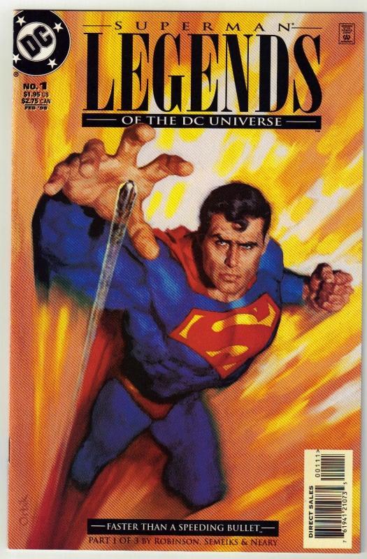 Superman Legends of the DC Universe #1 comic book near mint 9.4