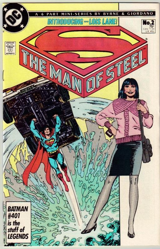 The Man of Steel #2 comic book near mint 9.4