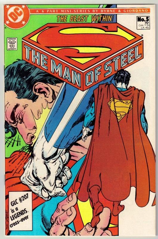 The Man of Steel #5 comic book near mint 9.4