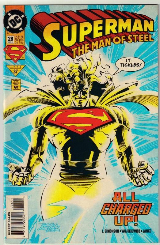 Superman The Man of Steel #28 comic book mint 9.8