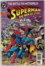 Superman The Man of Steel #34 comic book mint 9.8