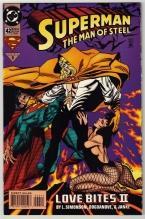 Superman The Man of Steel #42 comic book near mint 9.4
