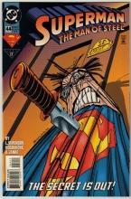 Superman The Man of Steel #44 comic book near mint 9.4
