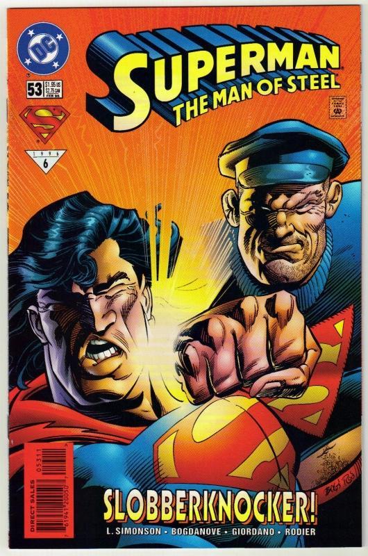 Superman The Man of Steel #53 comic book near mint 9.4