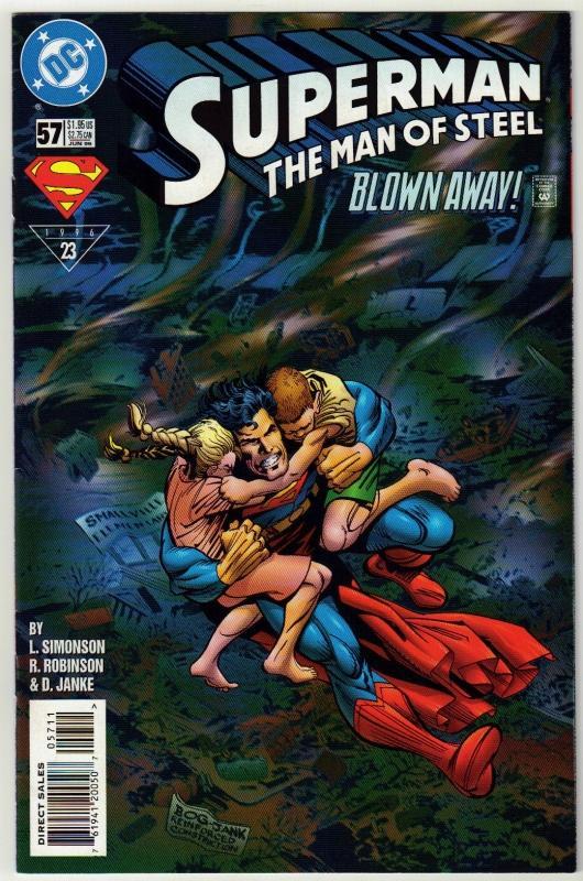 Superman The Man of Steel #57 comic book near mint 9.4