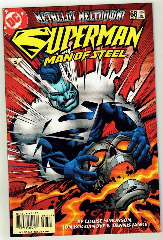 Superman The Man of Steel #68 comic book mint 9.8
