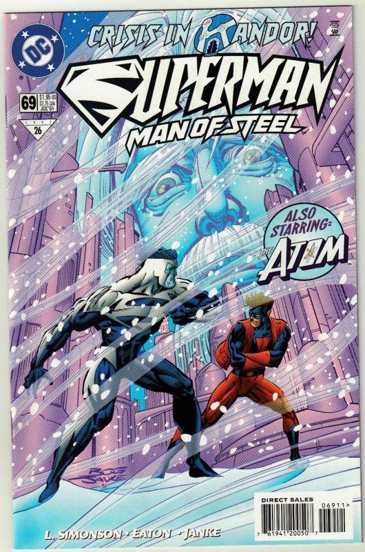 Superman The Man of Steel #69 comic book mint 9.8