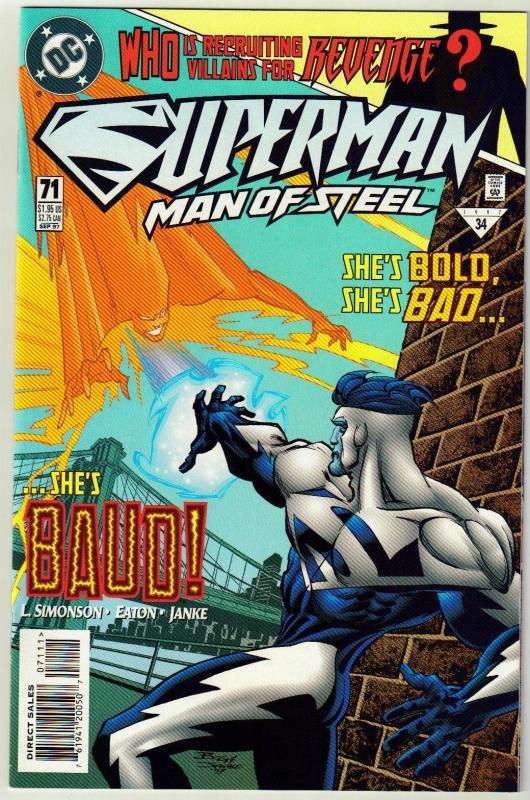 Superman Man of Steel #71 comic book mint 9.8