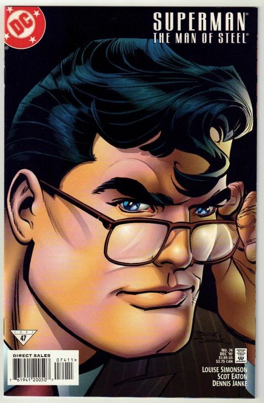 Superman The Man of Steel #74 comic book near mint 9.4