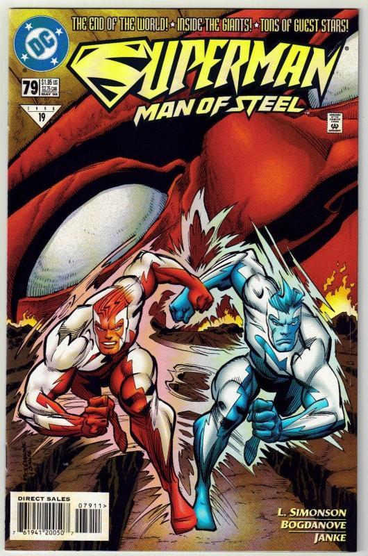 Superman The Man of Steel #79 comic book near mint 9.4