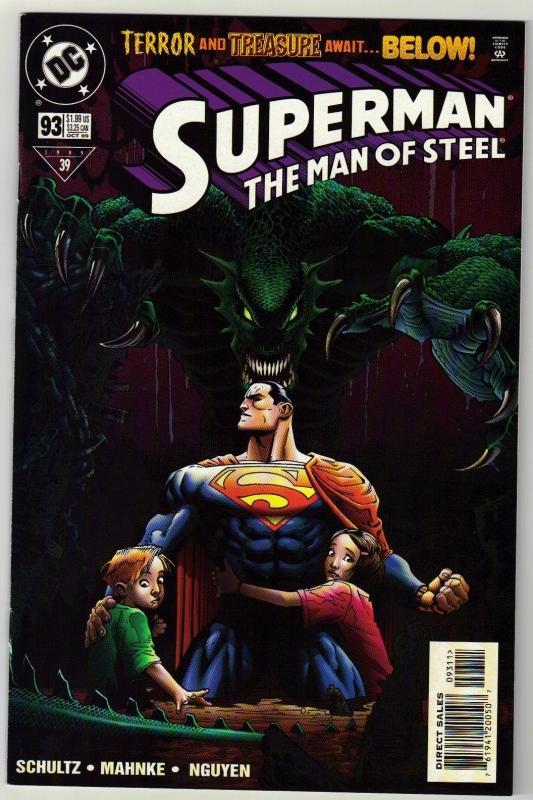Superman The Man of Steel #93 comic book near mint 9.4