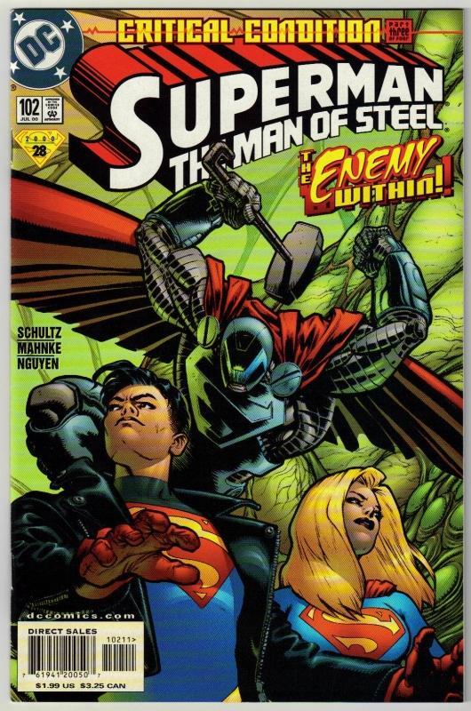Superman The Man of Steel #102 comic book mint 9.8