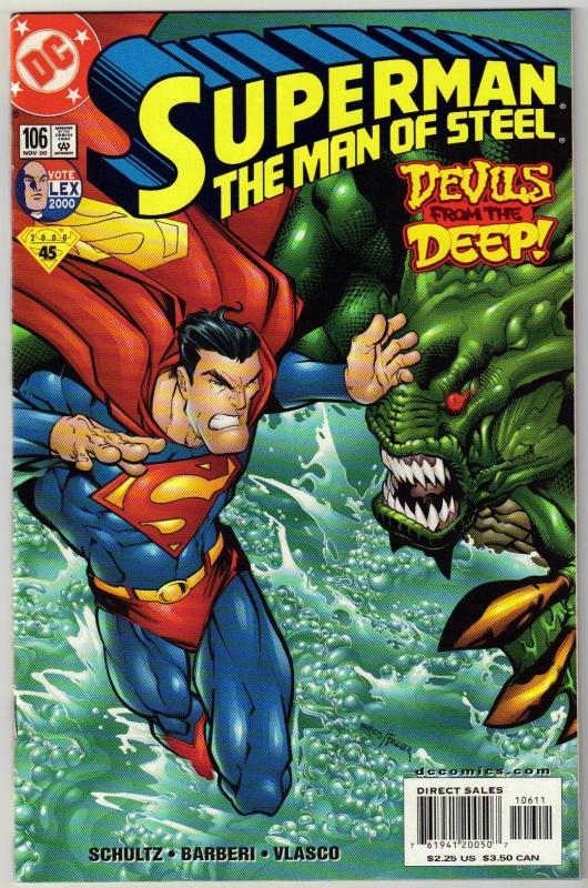 Superman The Man of Steel #106 comic book mint 9.8