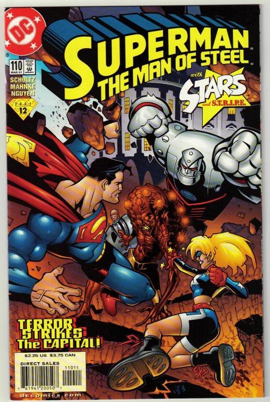 Superman The Man of Steel #110 comic book near mint 9.4
