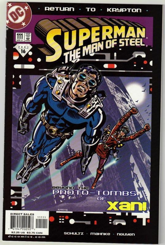 Superman The Man of Steel #111 comic book near mint 9.4