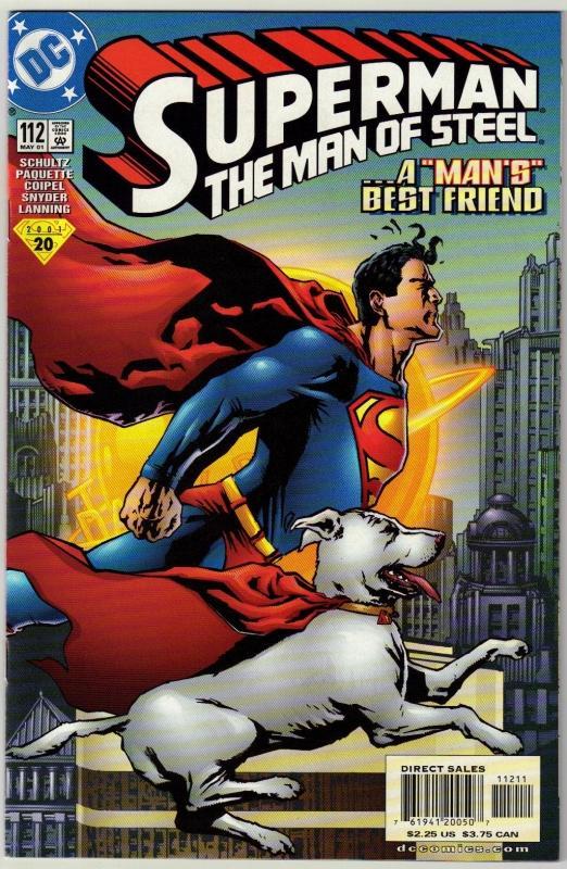 Superman The Man of Steel #112 comic book near mint 9.4