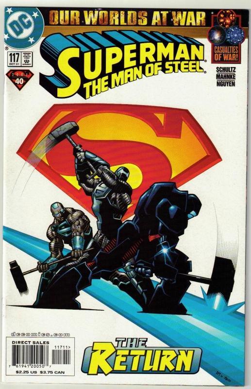 Superman The Man of Steel #117 comic book near mint 9.4